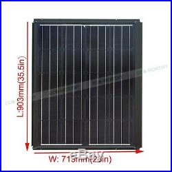 2x 90W Solar Panel Module & 24V Solar Powered Submersible DC Water Well Pump