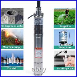 3 250W Stainless Steel Water Pump Submersible Bore Hole Deep Well 1600 l/h