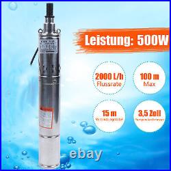 3.5 Stainless Steel Deep Well Pump Submersible Water Pump Irrigation Pond Farm