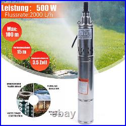 3.5 Stainless Steel Deep Well Pump Submersible Water Pump Irrigation Pond Farm