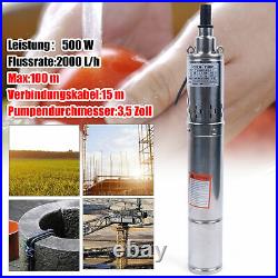 3.5 Stainless Steel Deep Well Pump Submersible Water Pump Irrigation Pond Farm