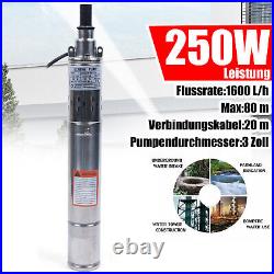 3 Borehole Pump Deep Well Pump Water Pump Submersible Pump Garden Pump Electric