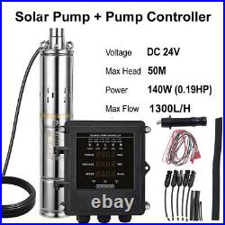 3 MPPT Controller Screw Solar Water Pump Deep Well Submersible Bore Hole Pump