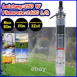 3inch Stainless Steel Deep Well Pump Submersible Water Pump Irrigation Pond Farm