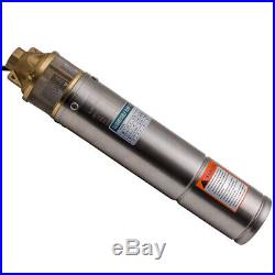 4 750W Bore Hole Stainless Steel Deep Well Submersible Water Pump 2600 l / h