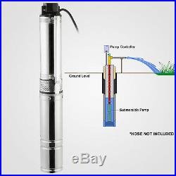 4 Borehole / Deep well pump 240V 0.37KWith1.1KWith1.5KW Submersible water pump