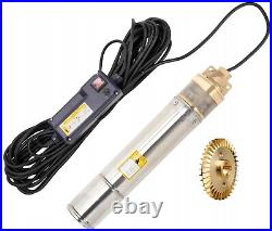 4 Deep Well Borehole Submersible Pump Clean Water 1100W 107m Head StainlessStee