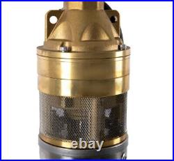 4 Deep Well Borehole Submersible Pump Clean Water 1100W 107m Head StainlessStee