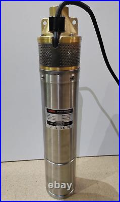 4 Deep Well Borehole Submersible Pump Clean Water 1100W 107m Head StainlessStee