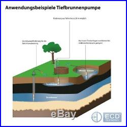 4 borehole deep well pump submersible water pump garden pump electric 2,2KW