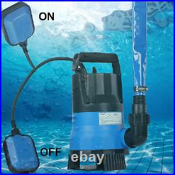 400W 7500L/H Submersible Water Pump with Hose, Water Pump to Empty Hot Tube, 10M
