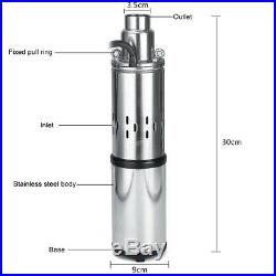 40M 280W 24V Stainless Steel Solar Submersible Water Deep Well Pump Power Saving