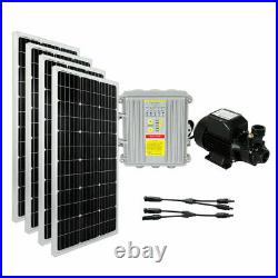 4100W Mono Solar Panel+24 Volt DC Brushless Solar Surface Water Pump+Controller