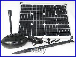 50 W Solar Pond Pump Water Element Submersible Fountain