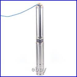 550W 3.8Stainless Steel Deep Well Pump Submersible Water Pump For Garden Pool