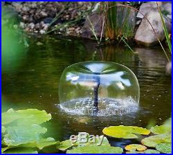 60 W Solar Pump Pond Submersible Garden Water Element New