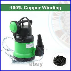 7000L/H Electric Submersible Water Pump Clean Dirty High Lift 8m Copper Cable