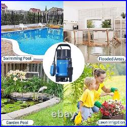 750W Portable Submersible Pump for Dirty/Clean Water, Max Flow 14300 L/H Electr