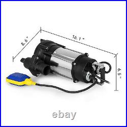 750w Heavy Duty Submersible Electric Clean Dirty Pond Flood Sewage Water Pump