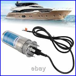 96W Solar Submersible Water Pump 8. 0Lpm/2.1Gpm Flow 230ft Lift for RV Yachts