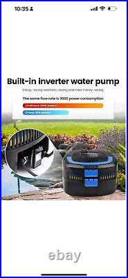 ANBULL 1370GPH Pond Filter Pump, 110V/57W Fountain Submersible Water Pump, High