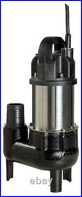 APP BCV 400 Industrial Submersible Sewage Vortex Impeller Water Pump 230v