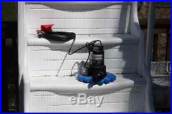 Automatic Pool Cover Water Removal Pump Oil-Free Submersible Check-Valve Supply