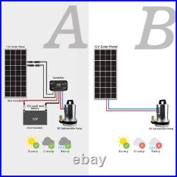 BACOENG DC 12V Submersible Water Pump Solar Water Pump Assorted Size Names