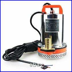 BACOENG DC 12V Submersible Water Pump Solar Water Pump with 6m Cable, 20FT Lift