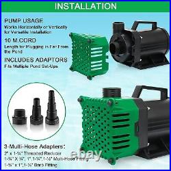 BARST 8000L/H Submersible High Flow Fountain Water Pump for Pond Garden