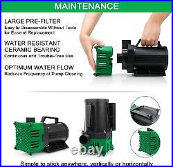 BARST 8000L/H Submersible High Flow Fountain Water Pump for Pond Garden