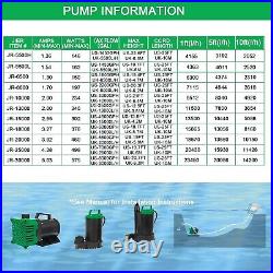 BARST 8000L/H Submersible High Flow Fountain Water Pump for Pond Garden