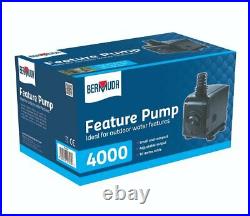 Bermuda Water Feature Pump Range 400 to 4000LPH for pond & garden features