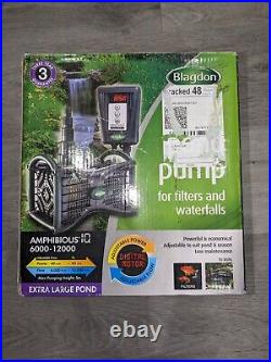 Blagdon Amphibious IQ Energy Saving Pond Pump Adjustable Flow Rate 6000-12000