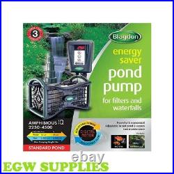 Blagdon Amphibious IQ Pond Pumps Adjustable Variable Flow Rate Koi Fish Pump