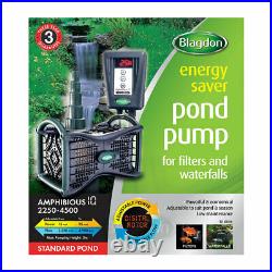 Blagdon Amphibious IQ Variable Flow DC Pump Water Pump Garden Pond ALL SIZES