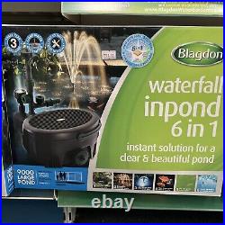 Blagdon Inpond 5 in 1 / 6 in 1 All In One Pond Pump Filter Fountain UV System