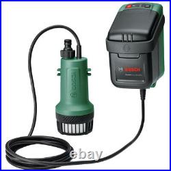 Bosch Garden Pump 18V-2000 18V Faster Garden Watering From a Rainwater Tank 1x2