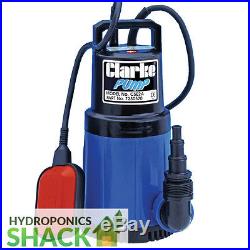 CLARKE Silent Running Submersible Water Pump 750W & 1000W Hydroponics Aquaponic
