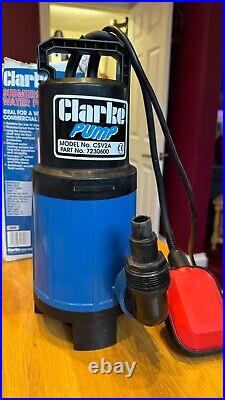 Clarke Clean/dirty Water Pump Submersible 240v 236 Ltre/min Vgc