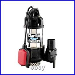 Clarke HSE361A 2 960W 360Lpm 12m Head Submersible Water Pump Float Switch 110V