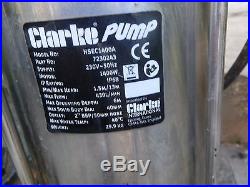 Clarke HSEC1400A 1400W (1HP) Heavy Submersible water Cutter Pump