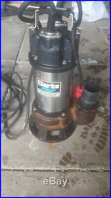 Clarke HSEC650A 2 Inch Industrial Submersible Dirty Water Cutter Pump. Used Cond