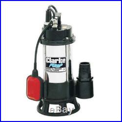 Clarke HSEC650A 2 Inch Industrial Submersible Dirty Water Sewage Cutter Pump
