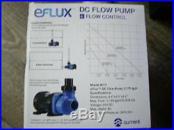 Current USA Eflux DC Flow Pump 3170 GPH Submersible or External Brand new in box