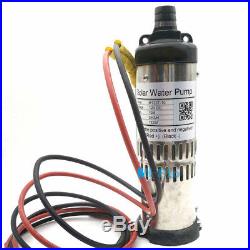 DC 12V Brushless Solar Submersible Deep Well Water Pump 132W, 32.8FT Lift Max