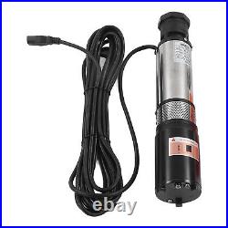 DC 12V Solar Water Pump Copper Wire Motor High Lift Submersible Well Pump 180W