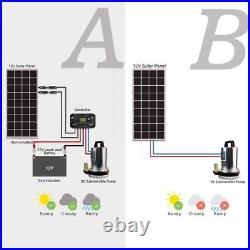 DC 12V Submersible Solar Water Pump Quiet, Light Wieght, Great Pressure 120W NEW