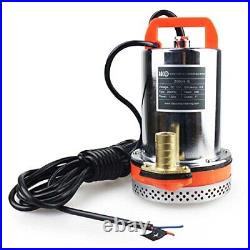 DC 12V Submersible Water Pump Solar Water Pump with 6m Cable, 20FT Lift