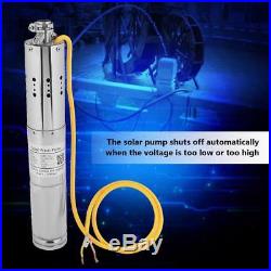 DC 24V 4m³/H Solar Powered Water Pump Farm Irrigation Submersible Deep Well inm